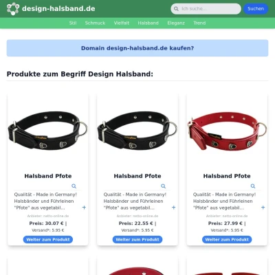 Screenshot design-halsband.de