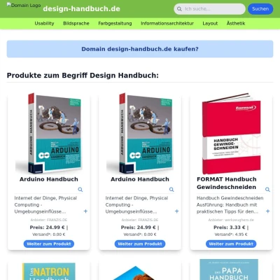 Screenshot design-handbuch.de