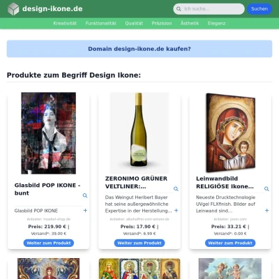 Screenshot design-ikone.de