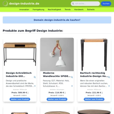 Screenshot design-industrie.de