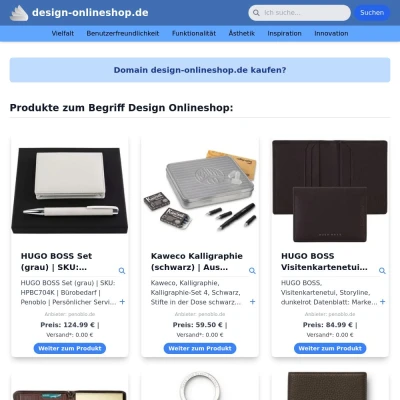 Screenshot design-onlineshop.de