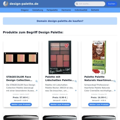 Screenshot design-palette.de