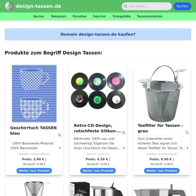 Screenshot design-tassen.de