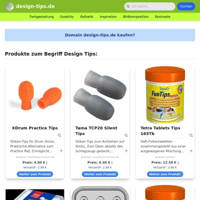 Screenshot design-tips.de