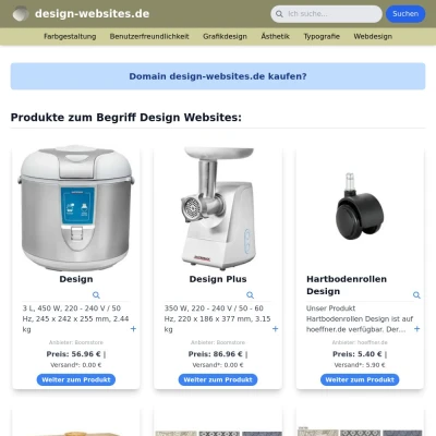 Screenshot design-websites.de