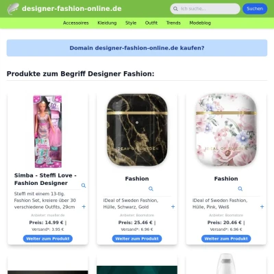 Screenshot designer-fashion-online.de