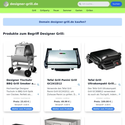 Screenshot designer-grill.de