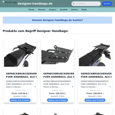 Screenshot designer-handbags.de