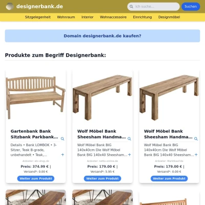 Screenshot designerbank.de