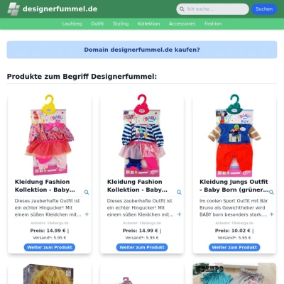 Screenshot designerfummel.de
