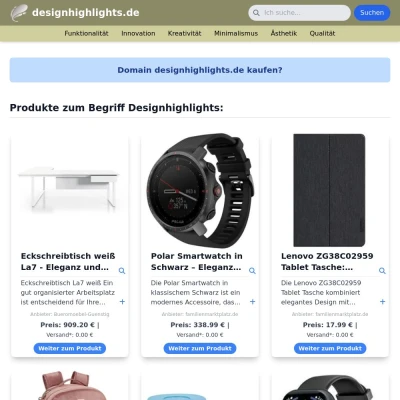 Screenshot designhighlights.de