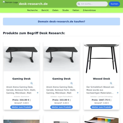 Screenshot desk-research.de
