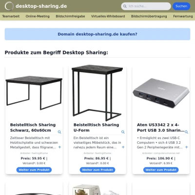 Screenshot desktop-sharing.de
