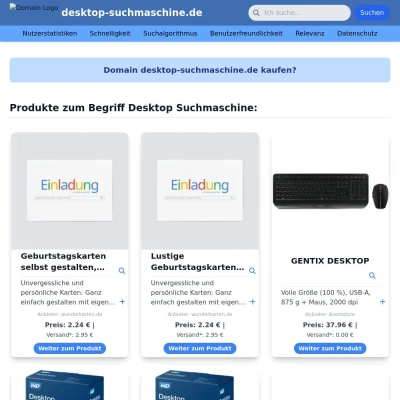 Screenshot desktop-suchmaschine.de