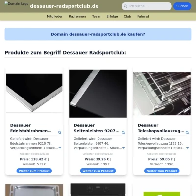 Screenshot dessauer-radsportclub.de