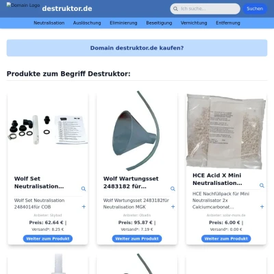 Screenshot destruktor.de