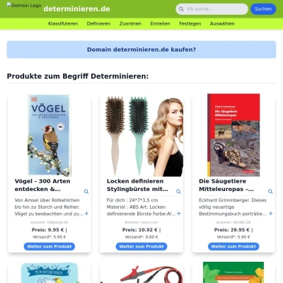 Screenshot determinieren.de