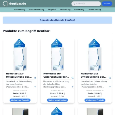 Screenshot deutbar.de