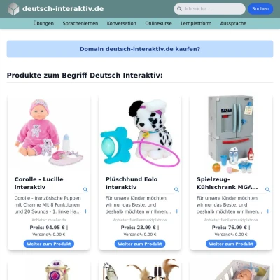 Screenshot deutsch-interaktiv.de
