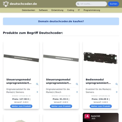 Screenshot deutschcoder.de