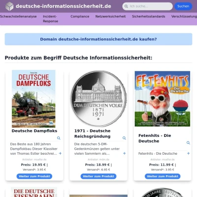 Screenshot deutsche-informationssicherheit.de