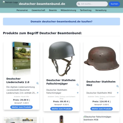 Screenshot deutscher-beamtenbund.de