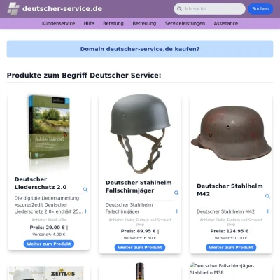 Screenshot deutscher-service.de