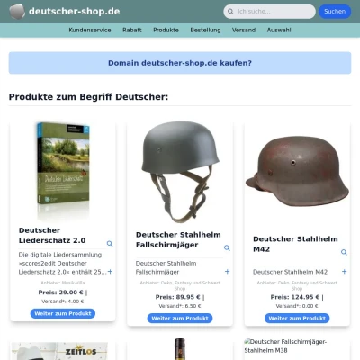 Screenshot deutscher-shop.de