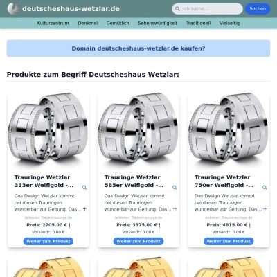 Screenshot deutscheshaus-wetzlar.de