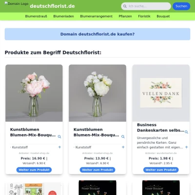 Screenshot deutschflorist.de