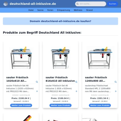 Screenshot deutschland-all-inklusive.de