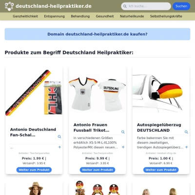 Screenshot deutschland-heilpraktiker.de