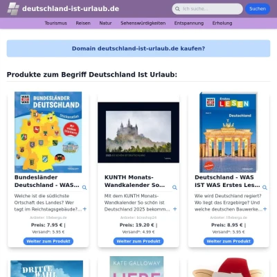 Screenshot deutschland-ist-urlaub.de