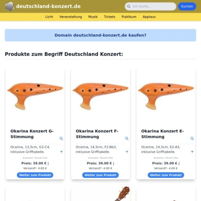 Screenshot deutschland-konzert.de