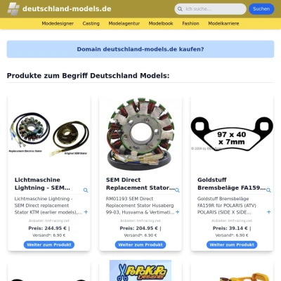 Screenshot deutschland-models.de