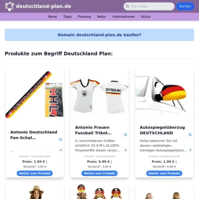 Screenshot deutschland-plan.de