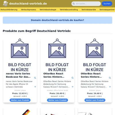 Screenshot deutschland-vertrieb.de
