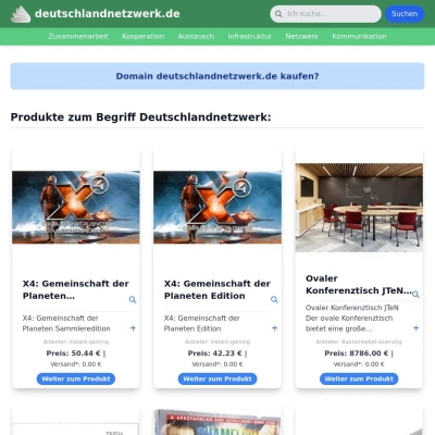 Screenshot deutschlandnetzwerk.de