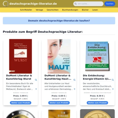 Screenshot deutschsprachige-literatur.de