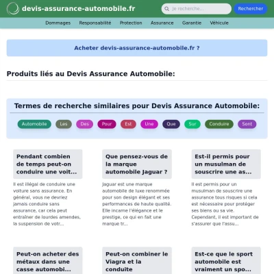 Screenshot devis-assurance-automobile.fr