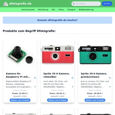 Screenshot dfotografie.de