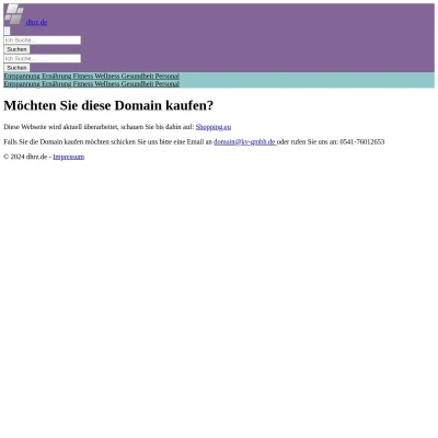 Screenshot dhrz.de