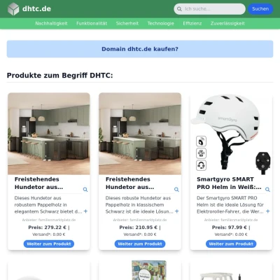 Screenshot dhtc.de