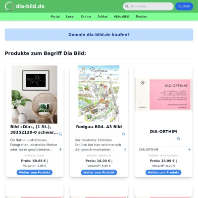 Screenshot dia-bild.de