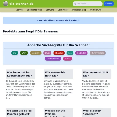 Screenshot dia-scannen.de