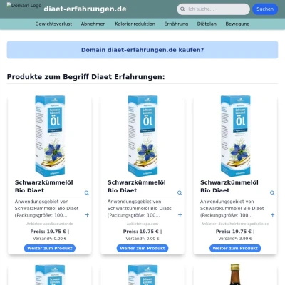 Screenshot diaet-erfahrungen.de