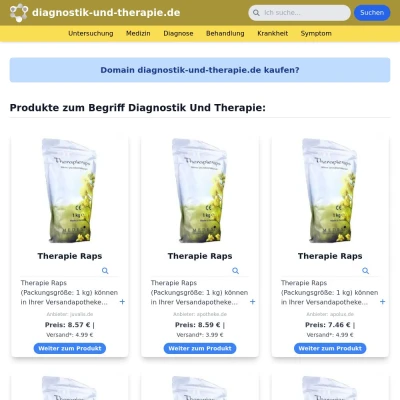 Screenshot diagnostik-und-therapie.de