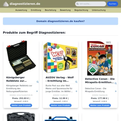 Screenshot diagnostizieren.de