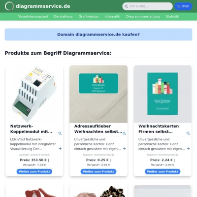 Screenshot diagrammservice.de