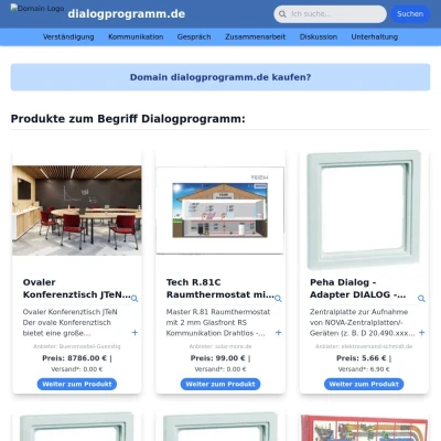 Screenshot dialogprogramm.de